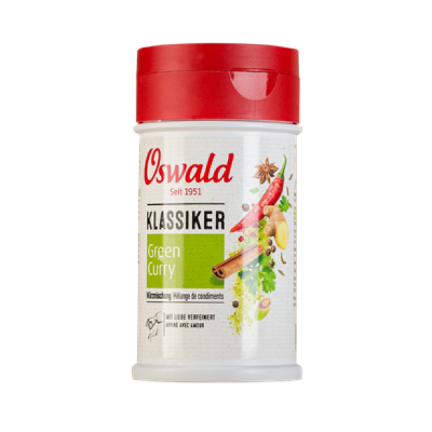 Sausa garšviela zaļais karijs